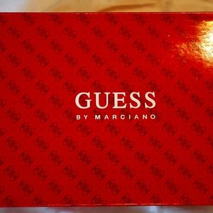 Guess By Marciano - Ivory Leather Strapy Heels - size 9.5